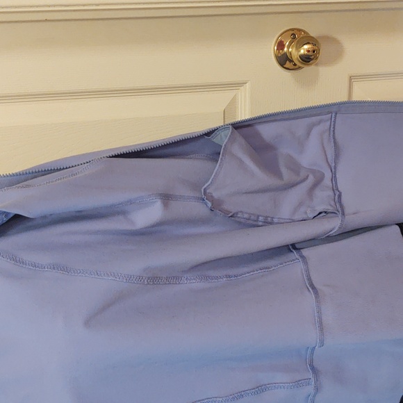 Lululemon Full Zip Jacket (Size 10) Periwinkle Sweatshirt No Hood - Picture 8 of 8